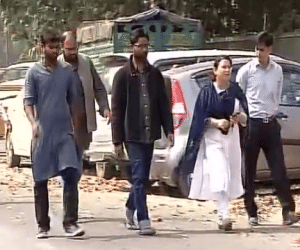 JNU student of Ashutosh questioned by the police again.