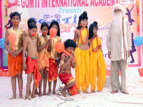 The children were at the annual cultural program