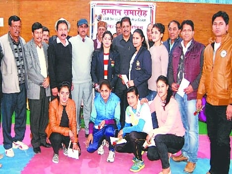 sports person awarded.