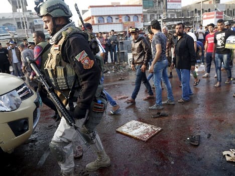 22 killed in bombings near Baghdad market