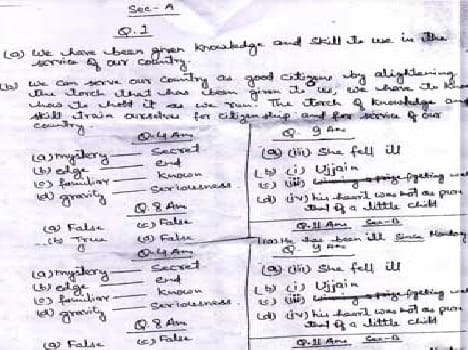 UP Board Examination paper leaked