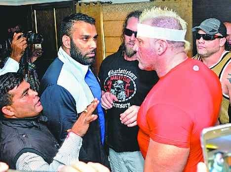 to khali chalange, steel, wrestling, ludhiana