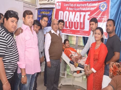 blood donation camp by amarujala