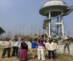 ADM's 'village' also desecrated.