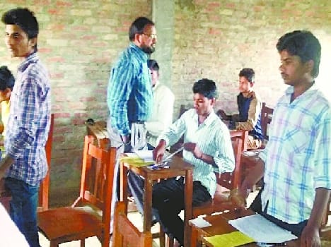 Provide a copy of the college's manager met UP board Exam