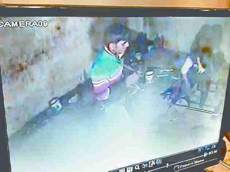 Three robbers were caught on CCTV