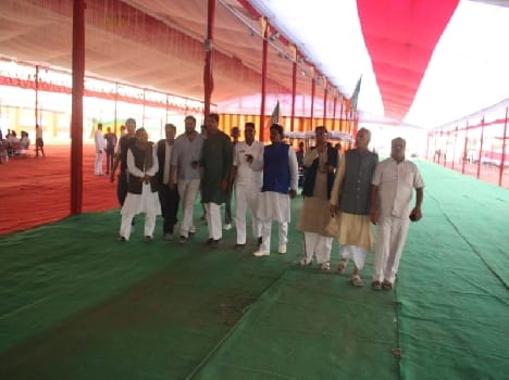 BJPYM's grand meeting in vrindavan