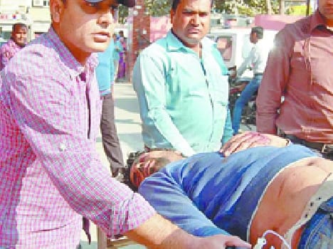 wedding car upturned, one dead