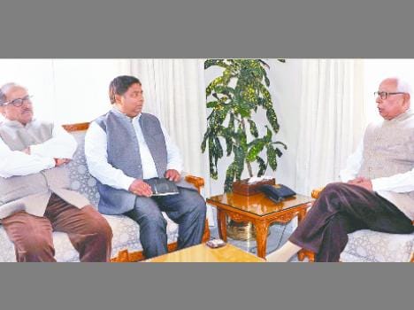 BJP leaders met Governor
