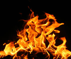 house fire by short circuit.