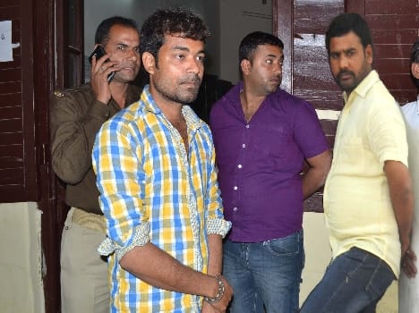 Brijesh notorious operatives appear at the prison gate Dbangi
