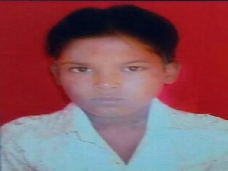 The body of the child was found submerged in the river