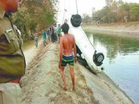 The body of the car was found in the canal magnification property dealer