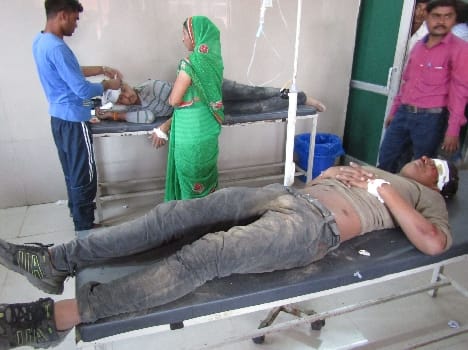 Four injured in the accident, including two student