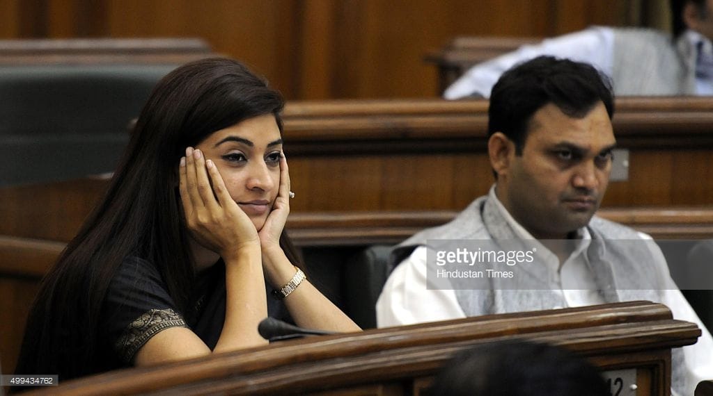 summon was released against AAP MLA Alka Lamba