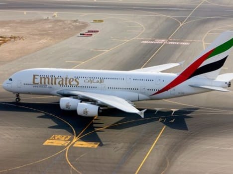 worlds longest distance travellel by Emirate airbus A-380